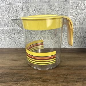 Mr. Coffee 3 Quart Iced Tea Pitcher Maker Model TM42P Yellow ~ PITCHER ONLY